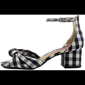 Gingham low chunky heel Betsy Johnson
